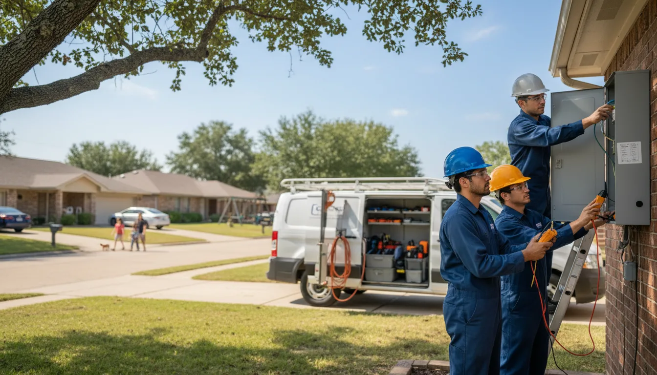 Certified electrician providing emergency electrical services in Hartsburg, MO